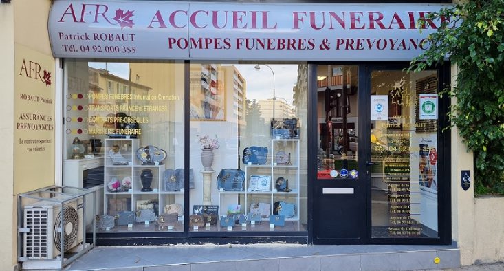 Agence de pompes funèbres Accueil Funéraire Robaut à Nice