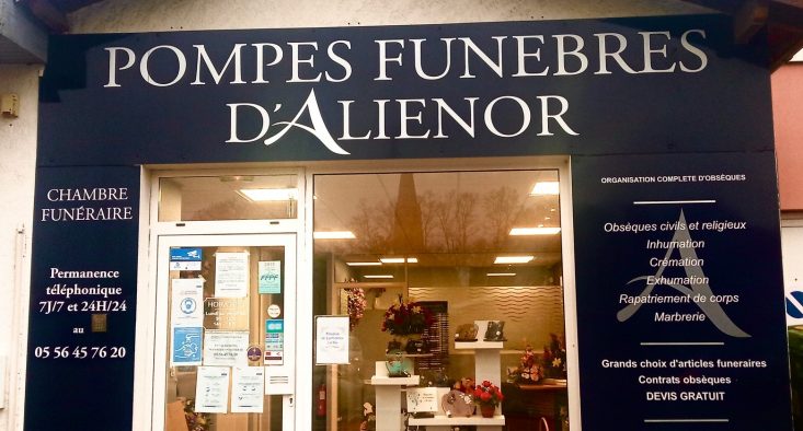 Agence de pompes funèbres d'Aliénor à Parempuyre