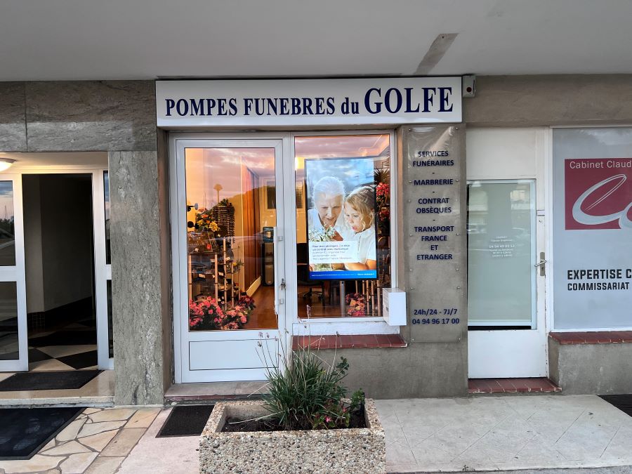 Agence de pompes funèbres du GOLFE à Sainte-Maxime
